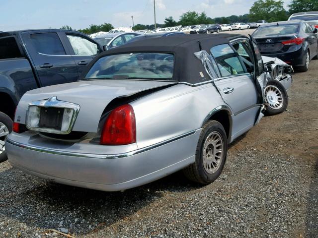 1LNHM83WX1Y613456 - 2001 LINCOLN TOWN CAR C SILVER photo 4