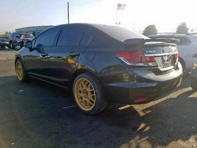 19XFB2F52FE706695 - 2015 HONDA CIVIC LX BLACK photo 3