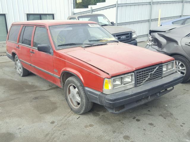 YV1FA8752J2165779 - 1988 VOLVO 740 GLE RED photo 1