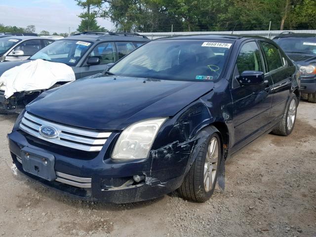 3FAHP08108R176060 - 2008 FORD FUSION SEL BLUE photo 2