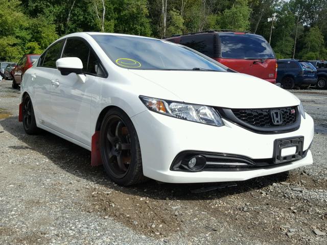 2HGFB6E52FH708140 - 2015 HONDA CIVIC SI WHITE photo 1