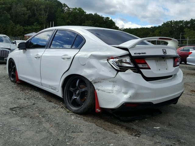 2HGFB6E52FH708140 - 2015 HONDA CIVIC SI WHITE photo 3