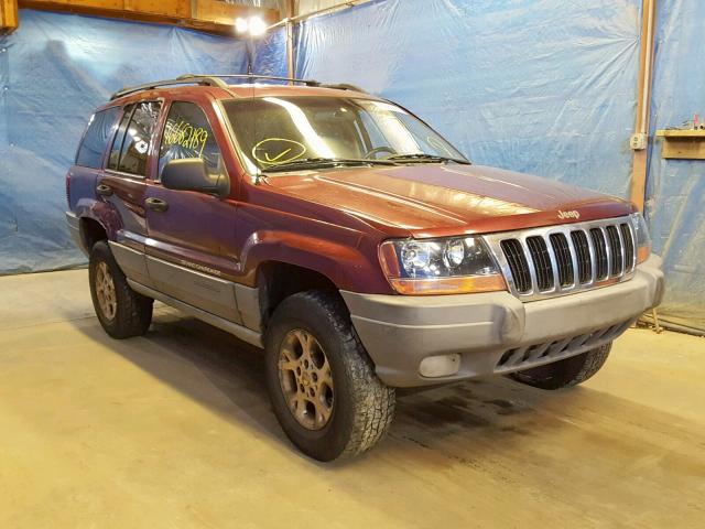 1J4GW48N3YC290095 - 2000 JEEP GRAND CHER BURGUNDY photo 1