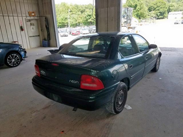 1B3ES47C5WD520057 - 1998 DODGE NEON HIGHL GREEN photo 4