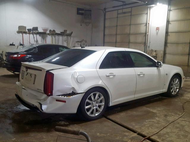 1G6DC67A160187254 - 2006 CADILLAC STS WHITE photo 4