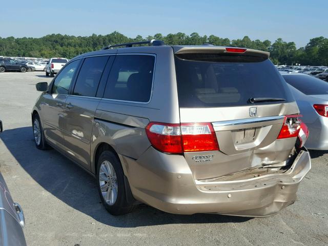 5FNRL38827B124986 - 2007 HONDA ODYSSEY TO TAN photo 3