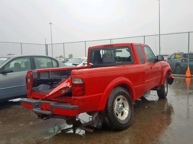 1FTZR45E53TA24306 - 2003 FORD RANGER SUP RED photo 4