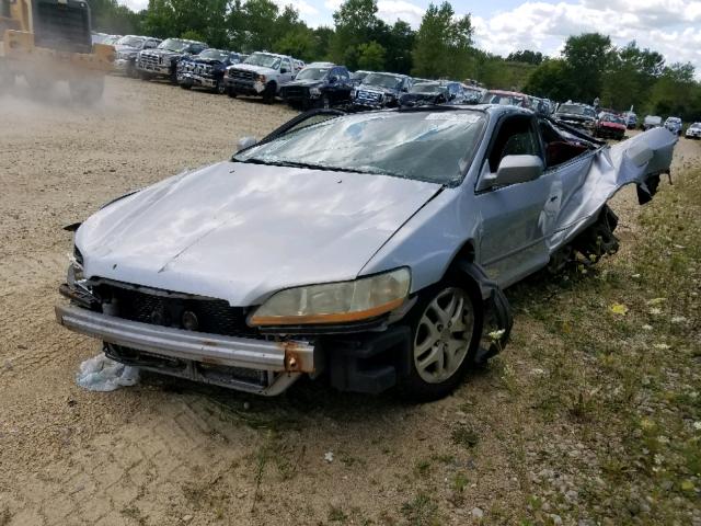 1HGCG22551A018391 - 2001 HONDA ACCORD EX SILVER photo 2