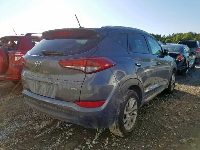 KM8J3CA47GU162169 - 2016 HYUNDAI TUCSON LIM GRAY photo 4