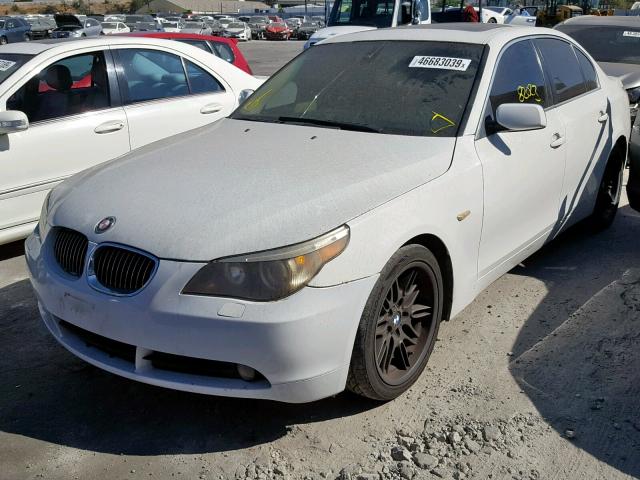 WBANE53506CK86819 - 2006 BMW 525 I WHITE photo 2