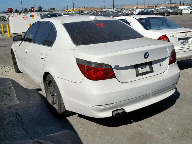 WBANE53506CK86819 - 2006 BMW 525 I WHITE photo 3