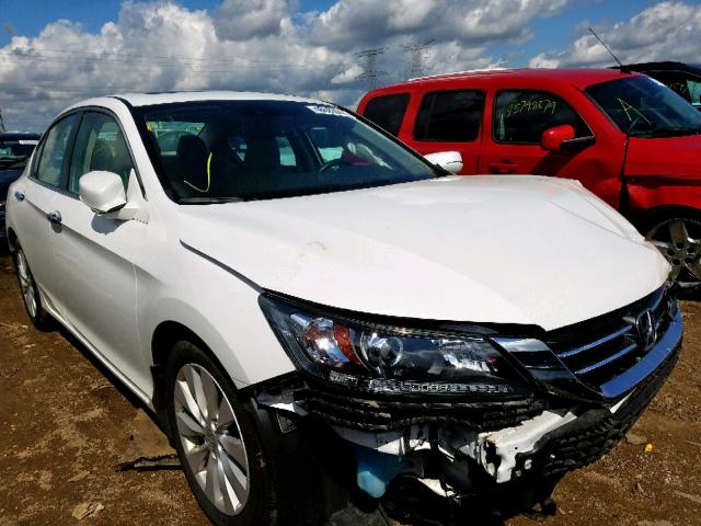 1HGCR2F82FA005491 - 2015 HONDA ACCORD EXL WHITE photo 1