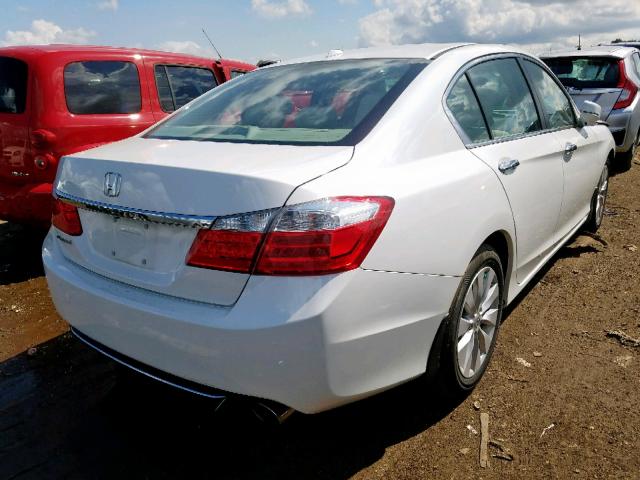 1HGCR2F82FA005491 - 2015 HONDA ACCORD EXL WHITE photo 4