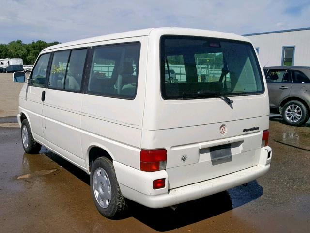 WV2MH2700XH150361 - 1999 VOLKSWAGEN EUROVAN MV WHITE photo 3