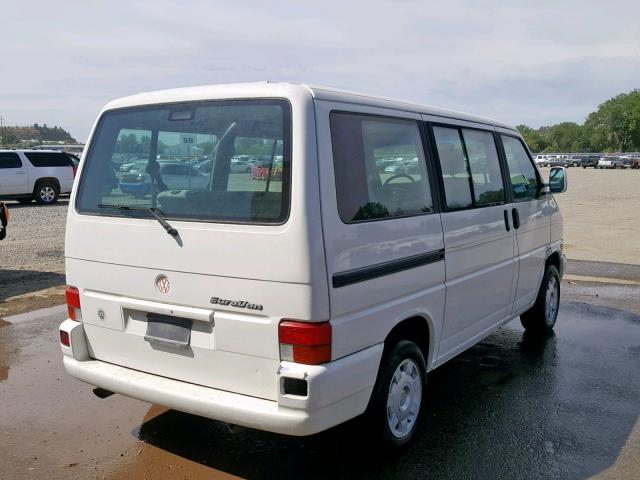 WV2MH2700XH150361 - 1999 VOLKSWAGEN EUROVAN MV WHITE photo 4