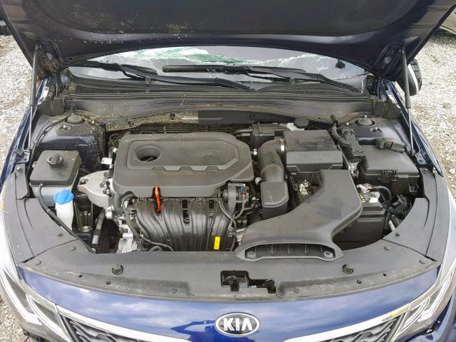 5XXGT4L39KG310491 - 2019 KIA OPTIMA LX BLUE photo 7