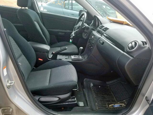 JM1BK32F991239124 - 2009 MAZDA 3 I SILVER photo 5