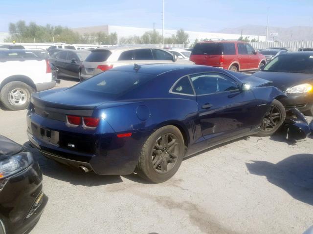 2G1FA1E30C9157952 - 2012 CHEVROLET CAMARO LS BLUE photo 4