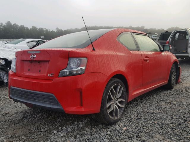 JTKJF5C79E3081717 - 2014 TOYOTA SCION TC Qırmızı foto 4