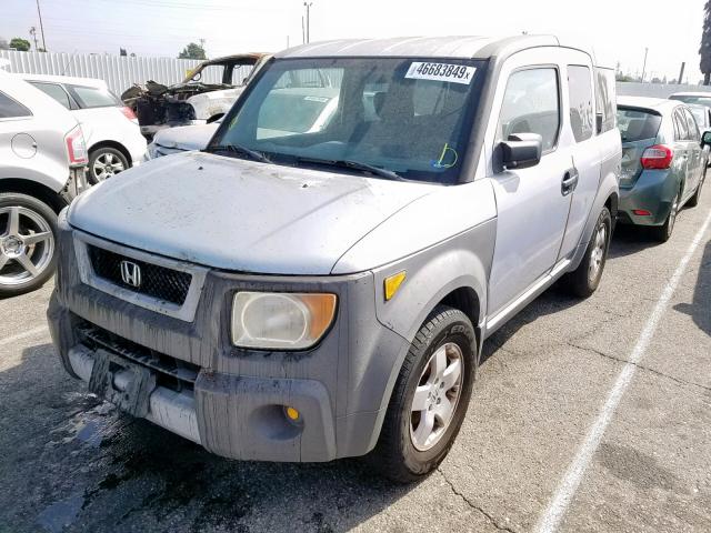 5J6YH18573L004805 - 2003 HONDA ELEMENT EX SILVER photo 2