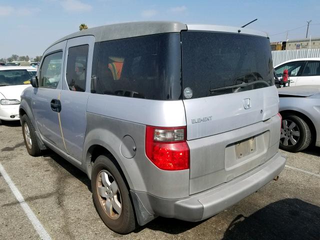 5J6YH18573L004805 - 2003 HONDA ELEMENT EX SILVER photo 3