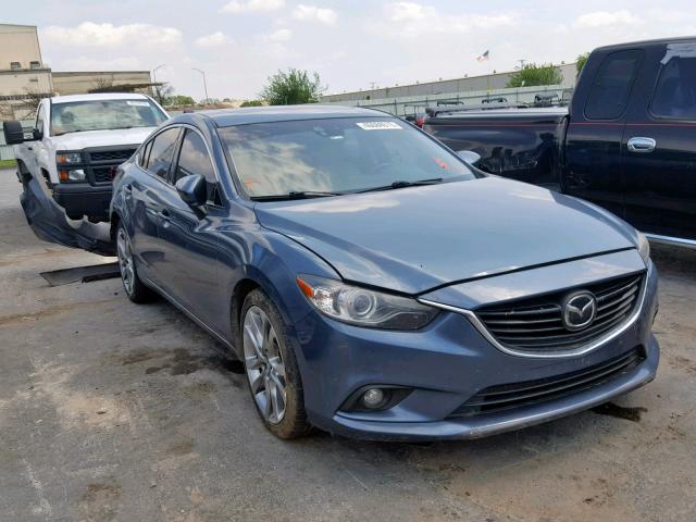 JM1GJ1W62E1118808 - 2014 MAZDA 6 GRAND TO BLUE photo 1