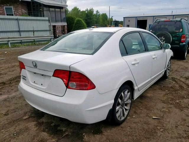 2HGFA16928H526951 - 2008 HONDA CIVIC EXL Սպիտակ լուսանկար 4