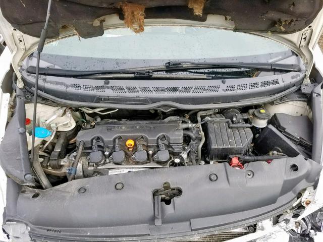 2HGFA16928H526951 - 2008 HONDA CIVIC EXL Սպիտակ լուսանկար 7