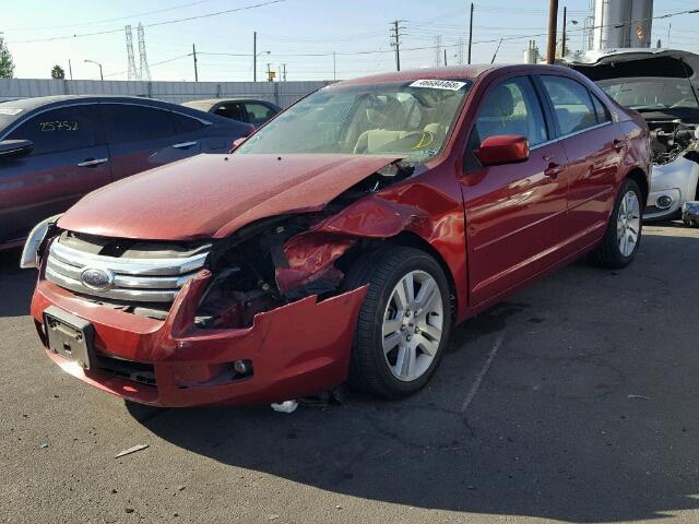 3FAHP08Z48R257570 - 2008 FORD FUSION SEL RED photo 2