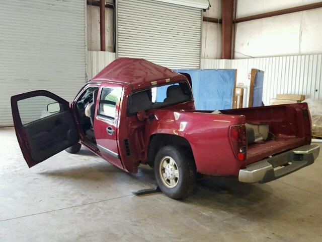 1GTCS136368225407 - 2006 GMC CANYON MAROON photo 3