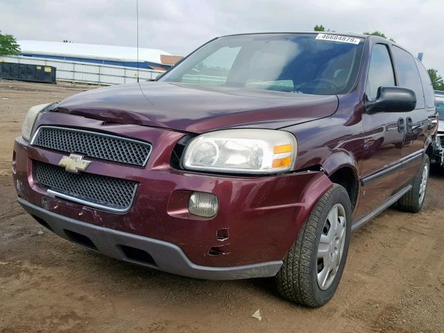 1GNDV23W07D179570 - 2007 CHEVROLET UPLANDER L 勃艮第红 照片 2