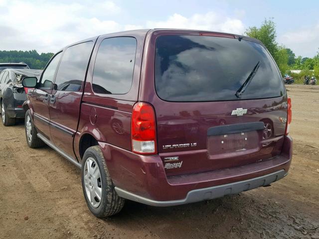 1GNDV23W07D179570 - 2007 CHEVROLET UPLANDER L 勃艮第红 照片 3