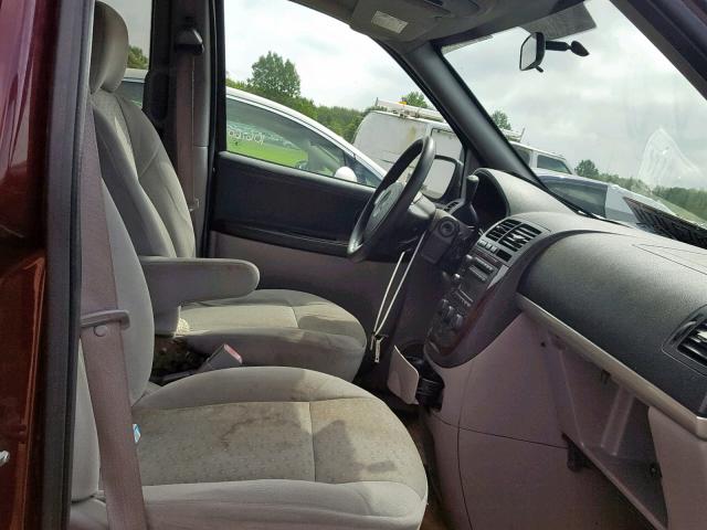 1GNDV23W07D179570 - 2007 CHEVROLET UPLANDER L 勃艮第红 照片 5