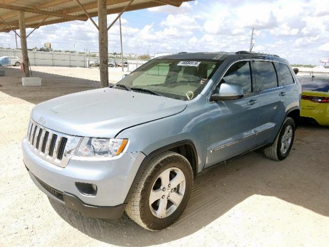 1C4RJFAT7CC307913 - 2012 JEEP GRAND CHER BLUE photo 2