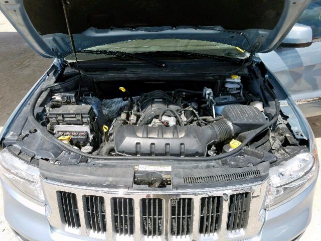 1C4RJFAT7CC307913 - 2012 JEEP GRAND CHER BLUE photo 7