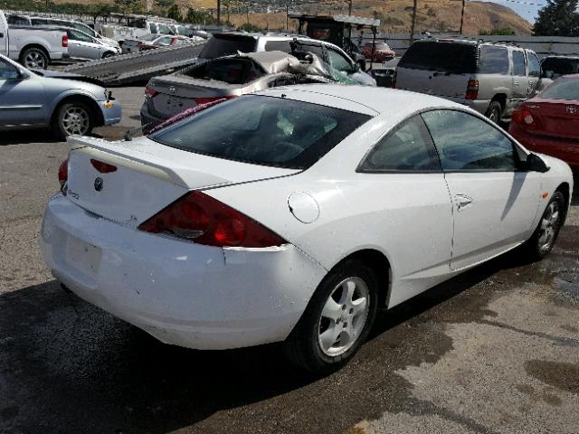 1ZWFT61L9Y5633648 - 2000 MERCURY COUGAR V6 WHITE photo 4