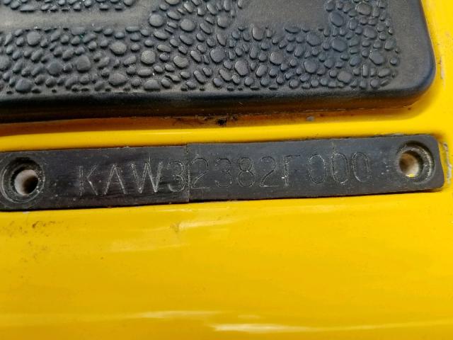 KAW32382F000 - 2000 KAWASAKI JETSKI/TRA YELLOW photo 10