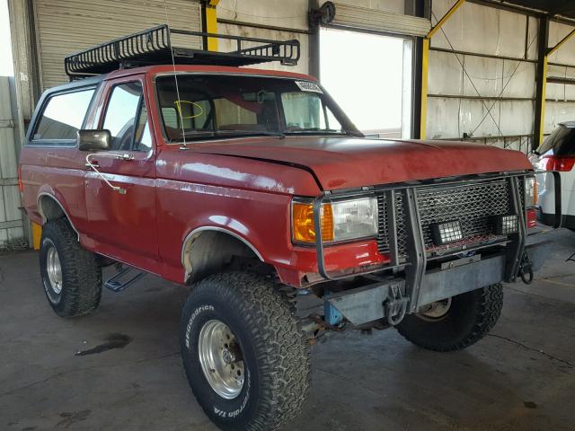 1FMEU15N3LLA35697 - 1990 FORD BRONCO U10 RED photo 1