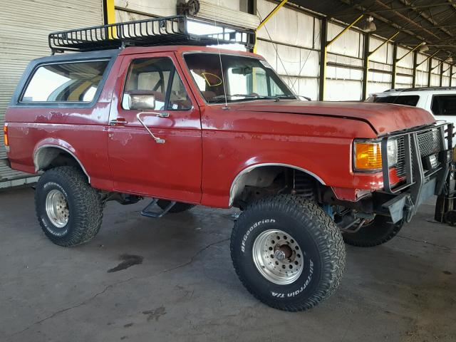 1FMEU15N3LLA35697 - 1990 FORD BRONCO U10 RED photo 9