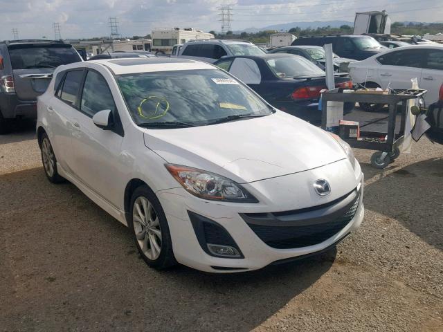 JM1BL1H58A1214171 - 2010 MAZDA 3 S WHITE photo 1