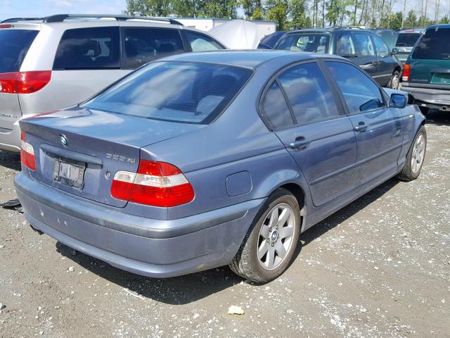 WBAEU33422PF65791 - 2002 BMW 325 XI BLUE photo 4