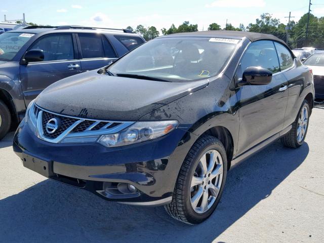 JN8AZ1FY0EW300188 - 2014 NISSAN MURANO CRO BLACK photo 2