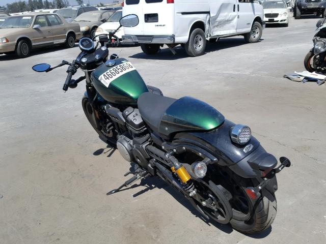 JYAVN06Y8FA000198 - 2015 YAMAHA XVS950 CR GREEN photo 3