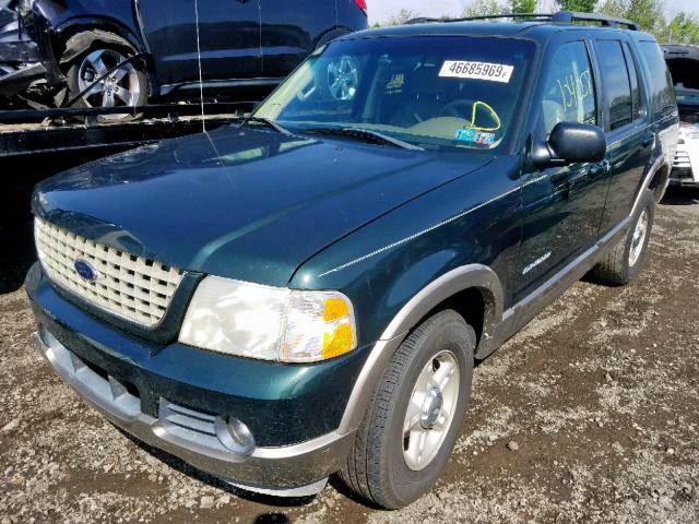 1FMZU74E32ZB07015 - 2002 FORD EXPLORER E GREEN photo 2