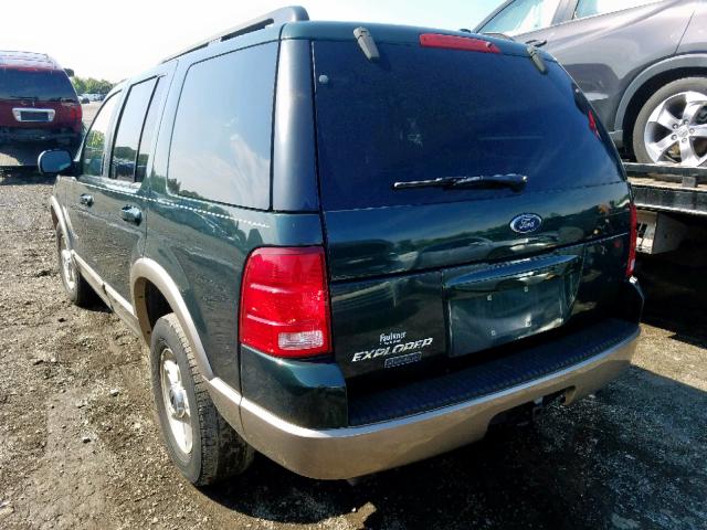 1FMZU74E32ZB07015 - 2002 FORD EXPLORER E GREEN photo 3