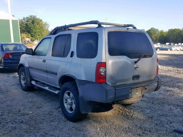 5N1ED28T44C637199 - 2004 NISSAN XTERRA XE SILVER photo 3