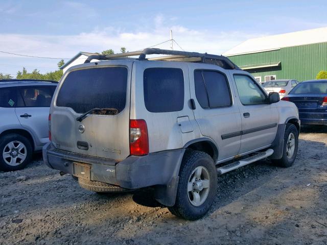 5N1ED28T44C637199 - 2004 NISSAN XTERRA XE SILVER photo 4