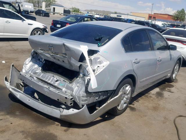 1N4AL2AP1CN525214 - 2012 NISSAN ALTIMA BAS SILVER photo 4