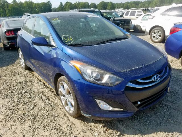 KMHD35LE2DU105842 - 2013 HYUNDAI ELANTRA GT BLUE photo 1