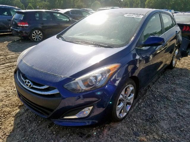 KMHD35LE2DU105842 - 2013 HYUNDAI ELANTRA GT BLUE photo 2